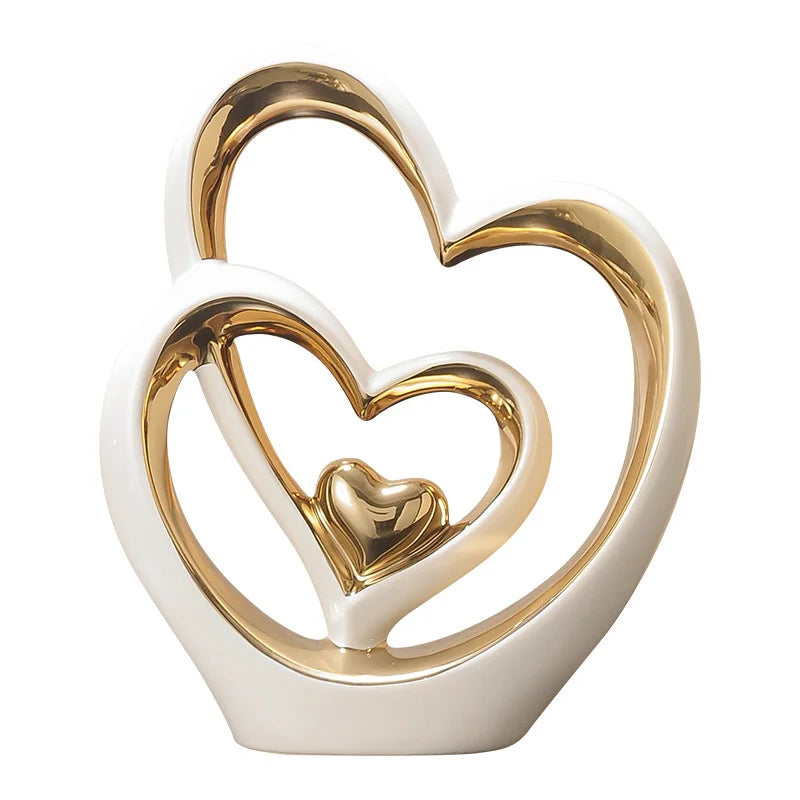 Modern Heart Sculpture