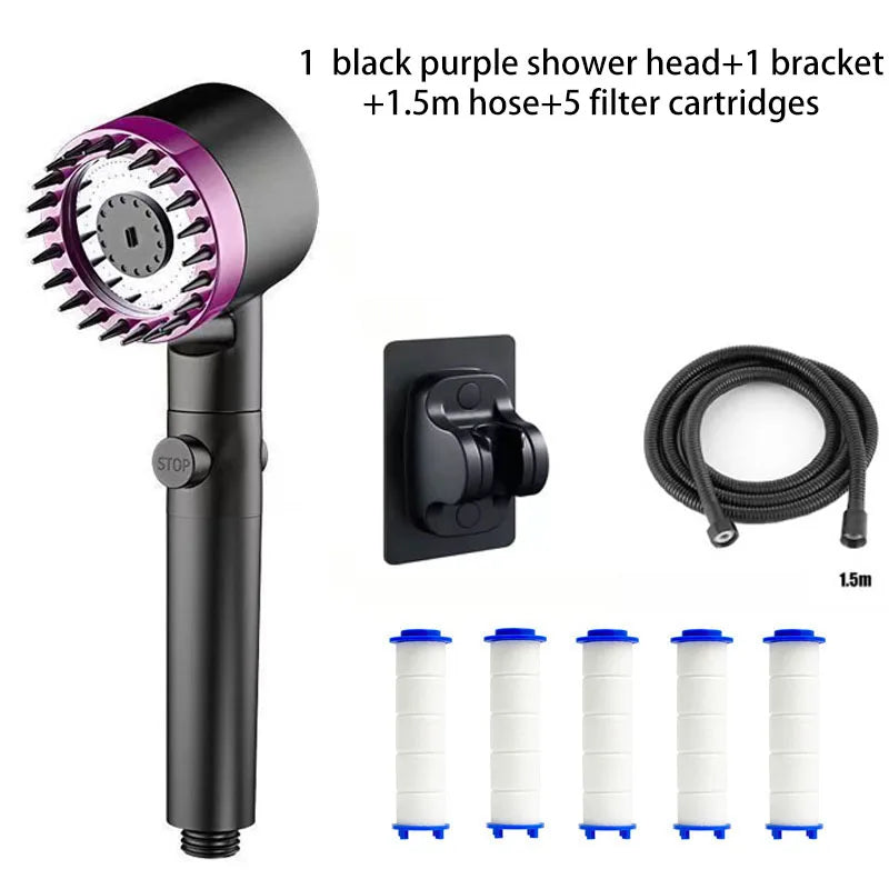 Showerhead with Filter & Massage