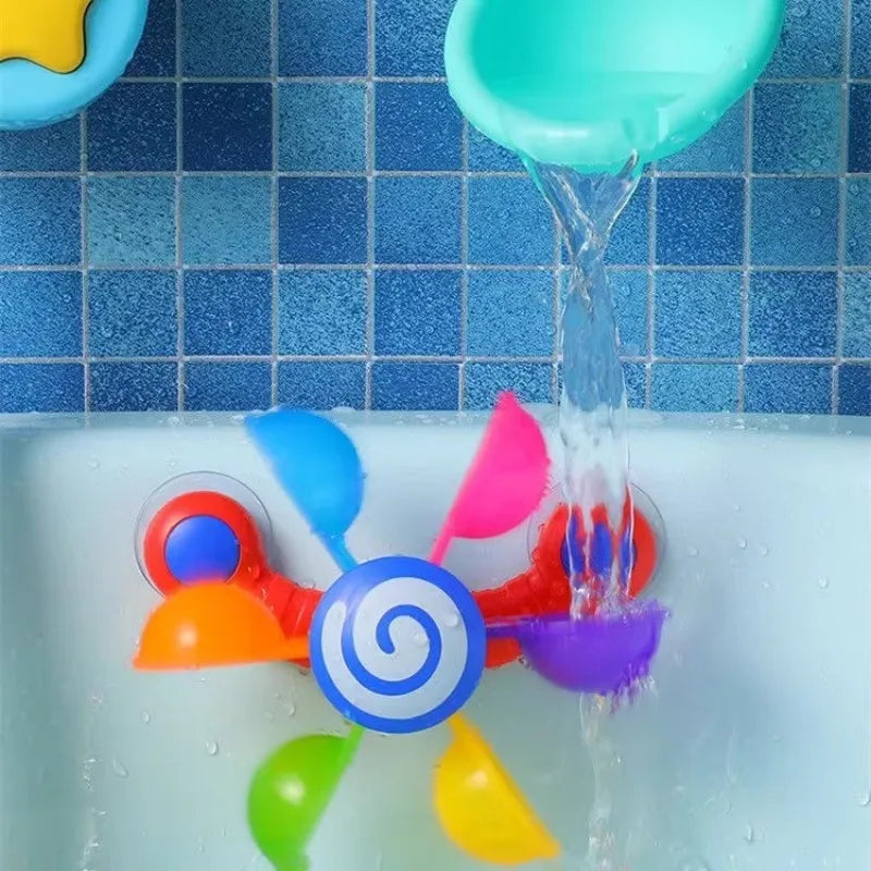 Baby bathing windmills
