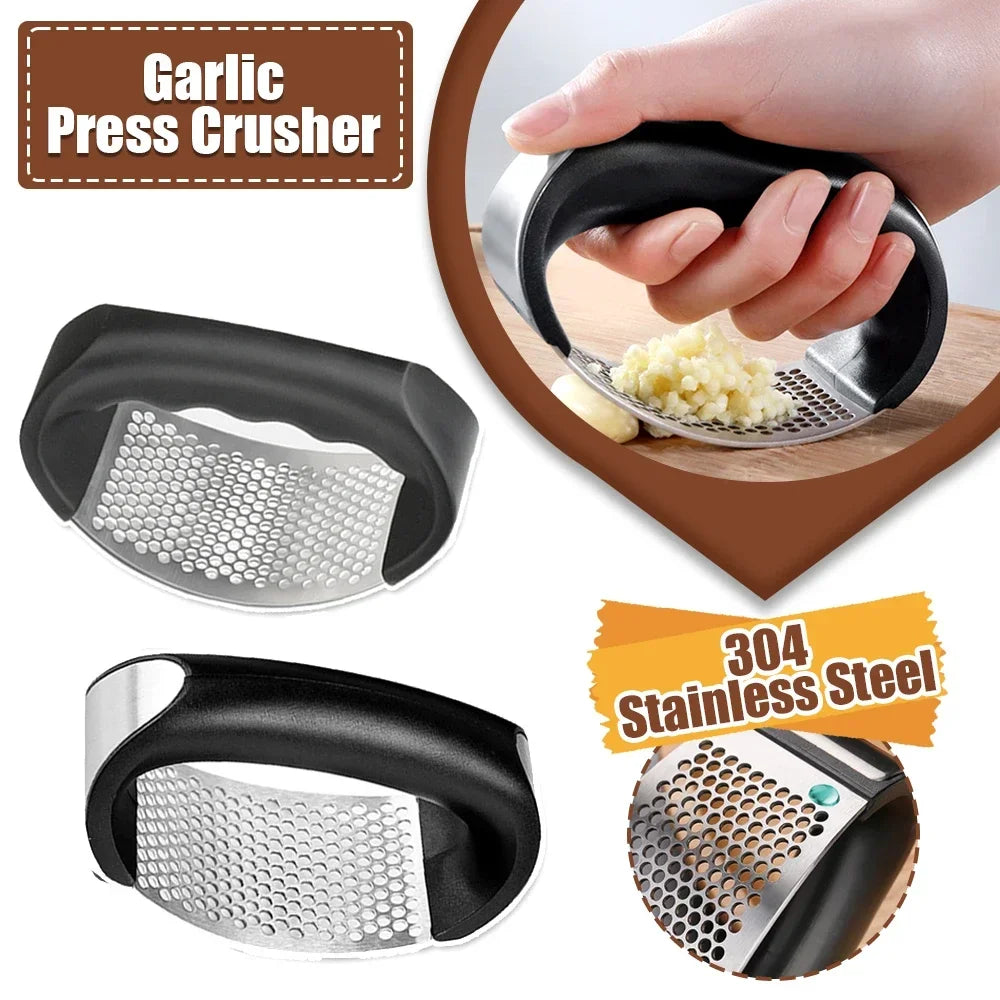 Manual Stainless Steel Garlic Press