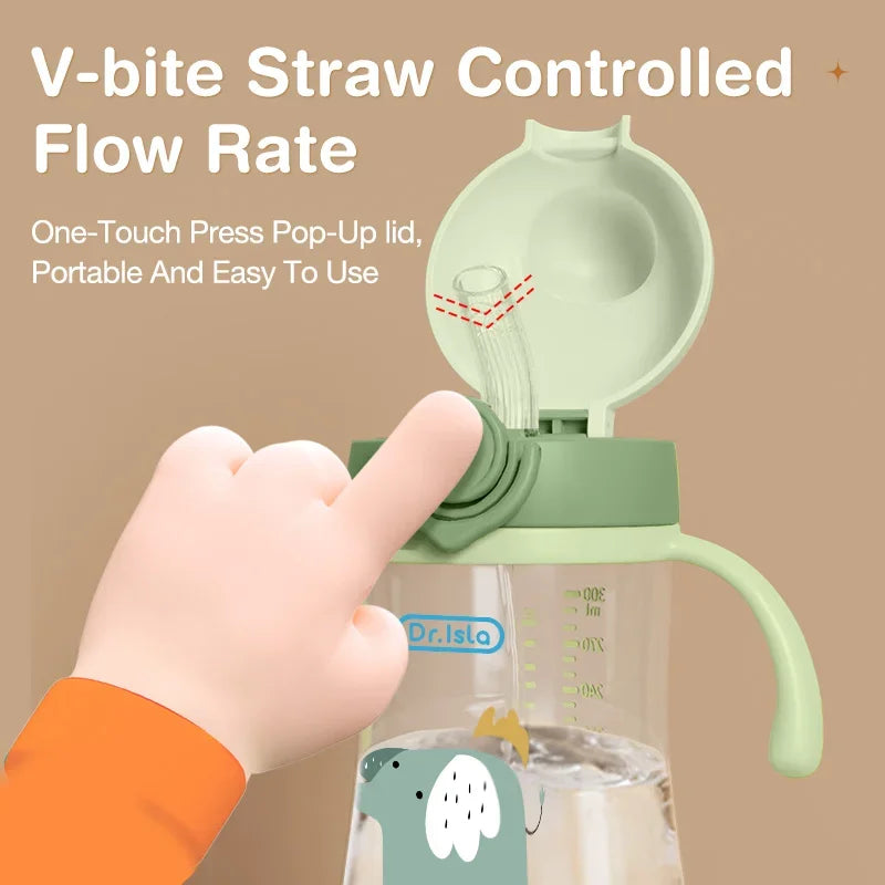 Portable 300ml Baby Water Bottle