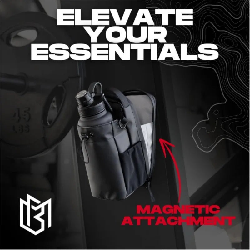 Portable Magnetic Fitness Water Bottle Bag