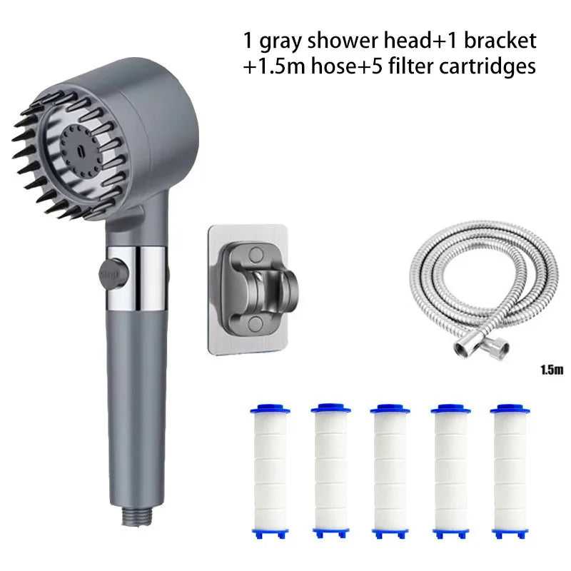 Showerhead with Filter & Massage
