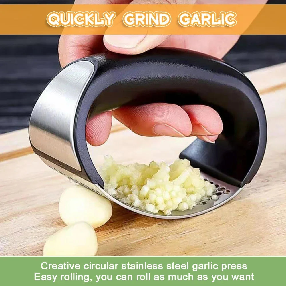 Manual Stainless Steel Garlic Press