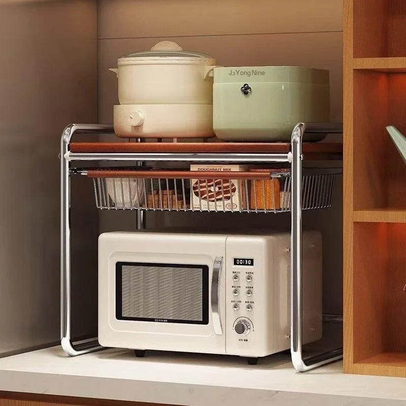 Microwave Oven Storage Rack