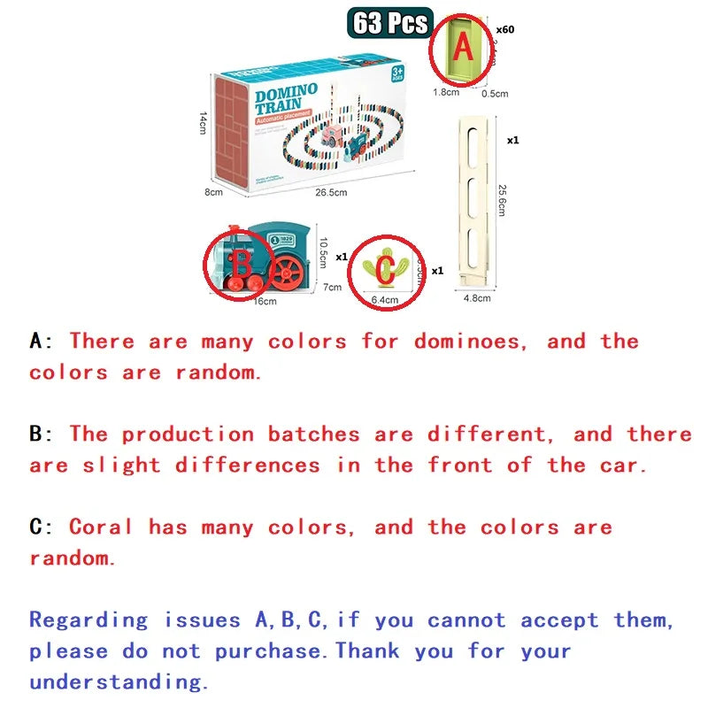 Kids Automatic Laying Domino