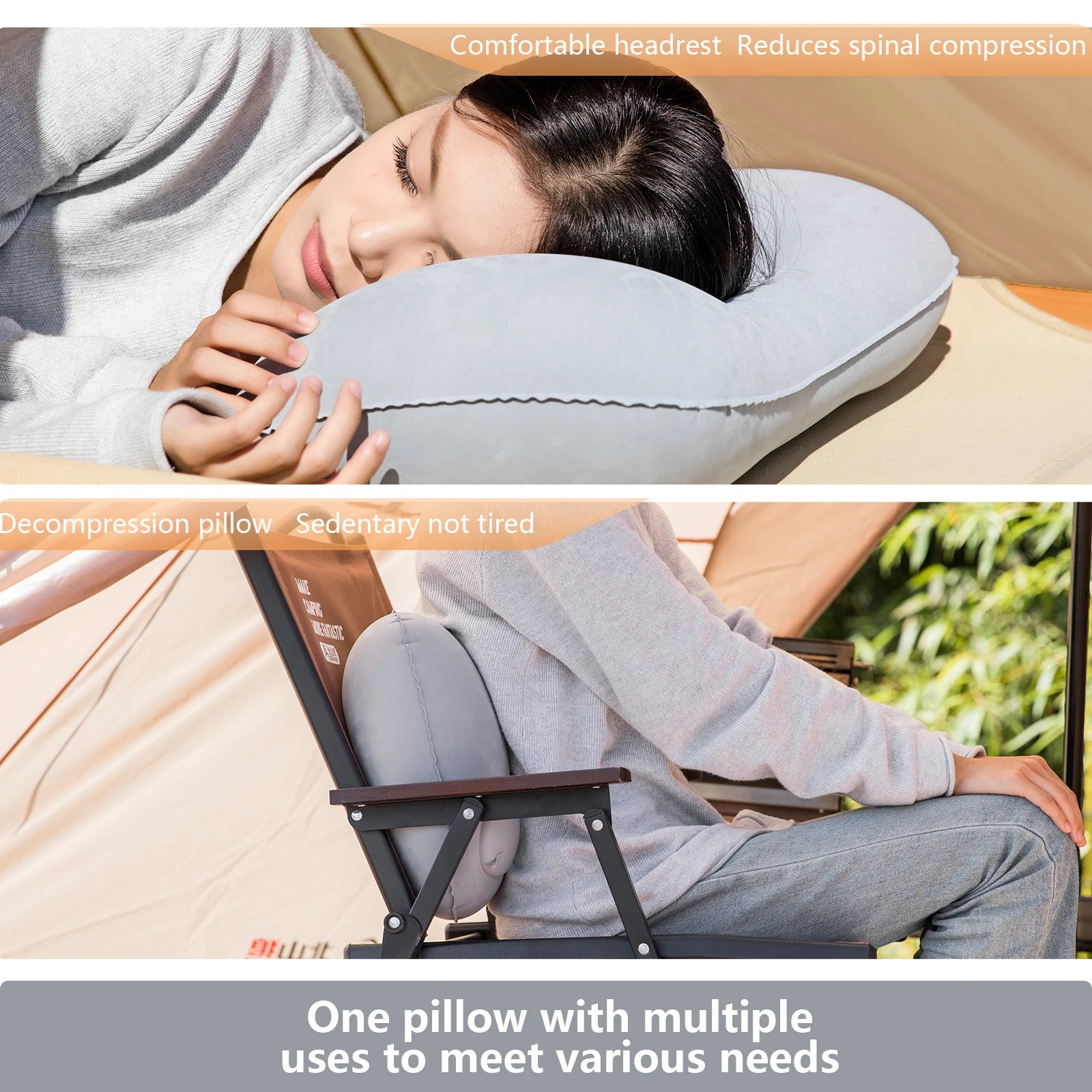 BISINNA Inflatable Camping Pillow