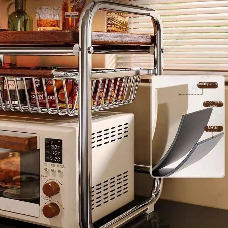 Microwave Oven Storage Rack