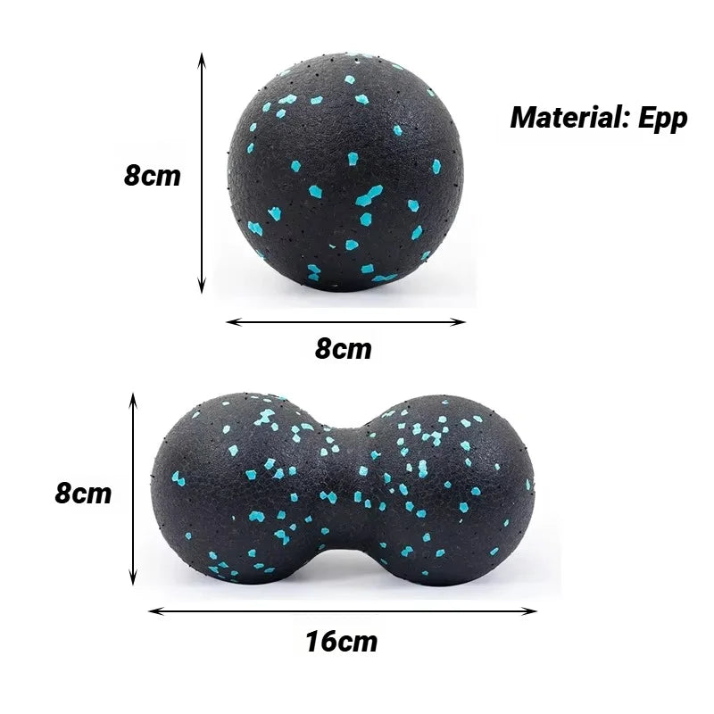 Yoga Peanut Ball & Foam Block