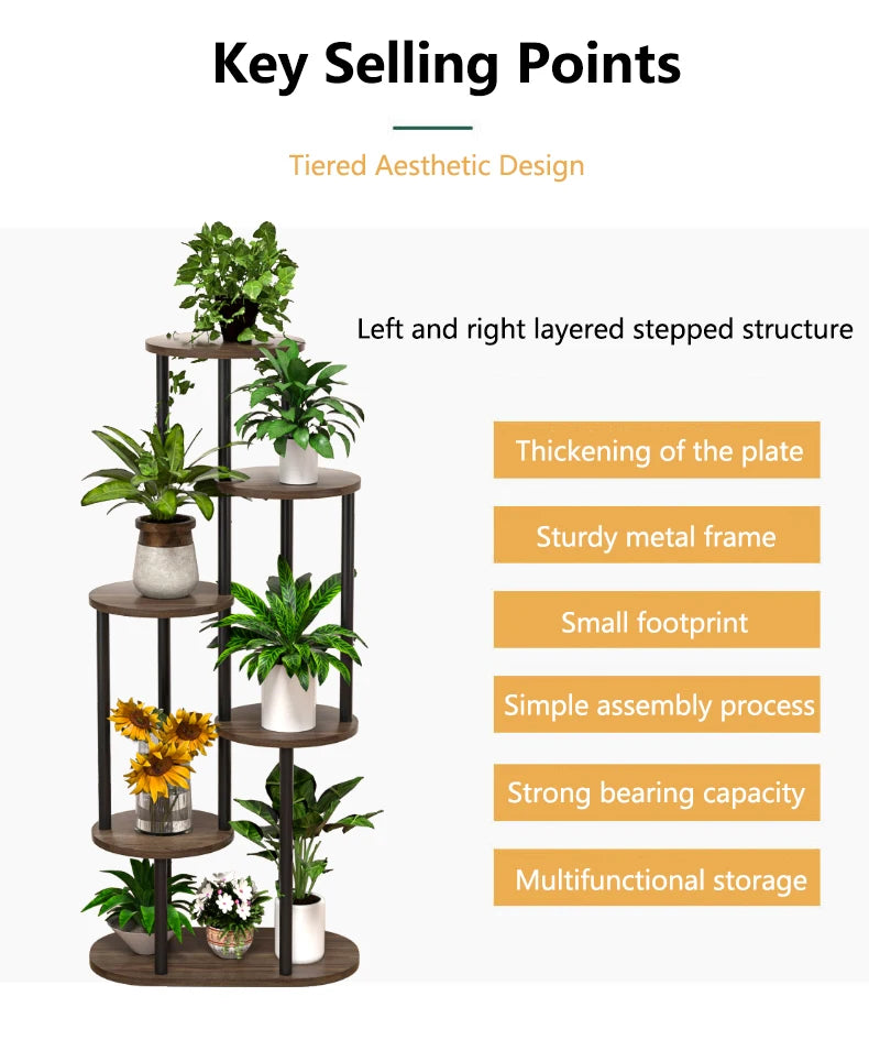 Flower Pot Holder Shelf