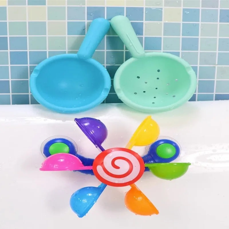 Baby bathing windmills