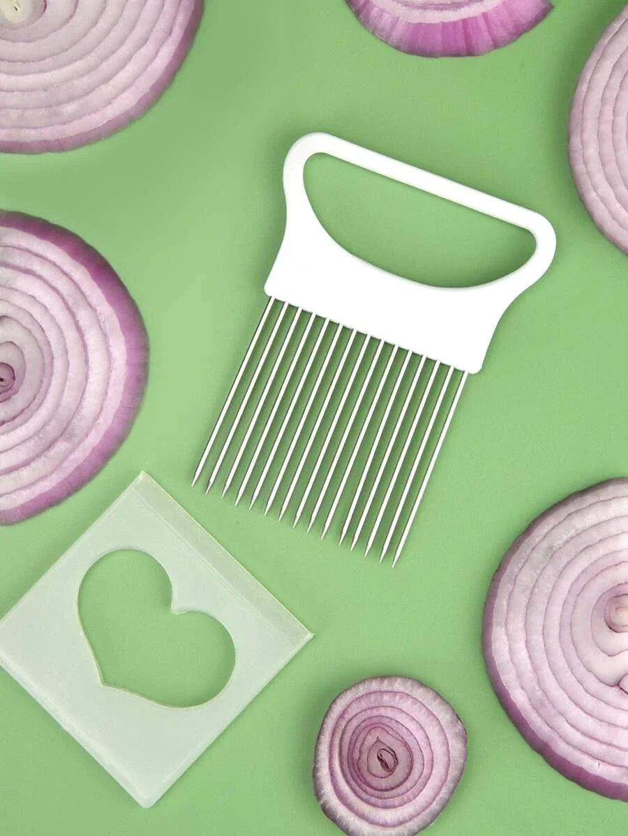 Colorful Stainless Steel Onion Slicer