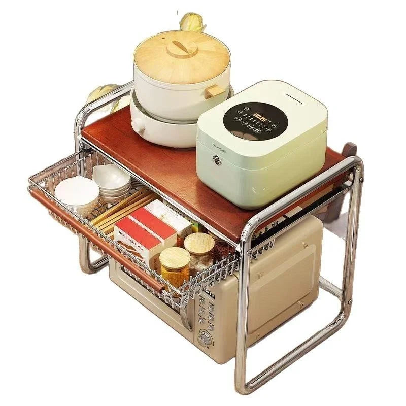 Microwave Oven Storage Rack