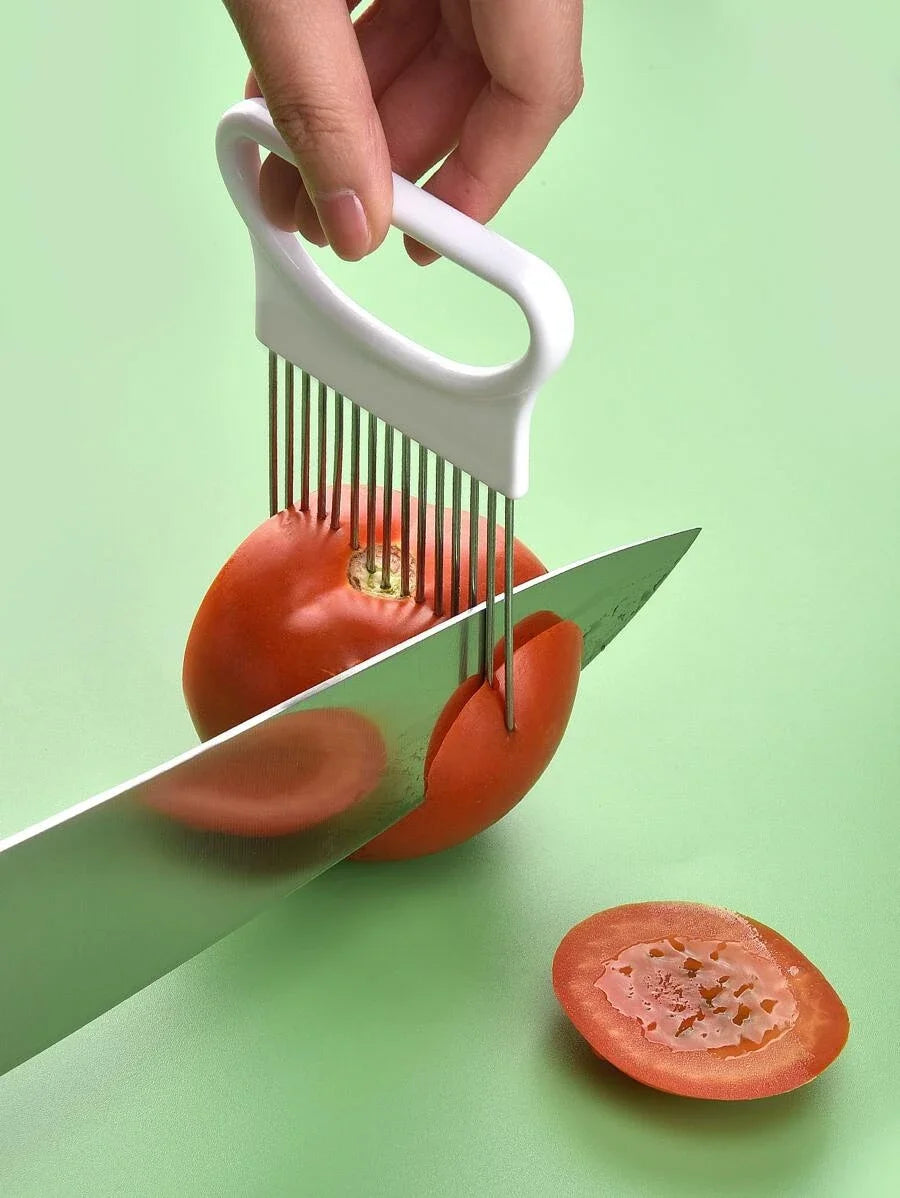 Colorful Stainless Steel Onion Slicer