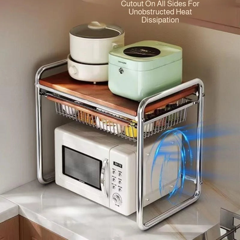 Microwave Oven Storage Rack