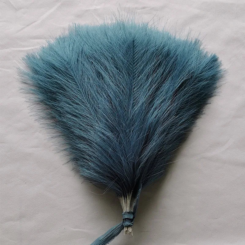 10/30pcs Artificial Pampas Grass – Fluffy Boho Decor for Home & Wedding