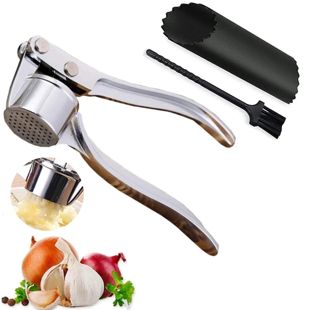 Stainless Steel Garlic Press