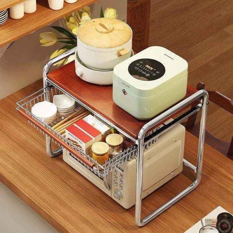 Microwave Oven Storage Rack
