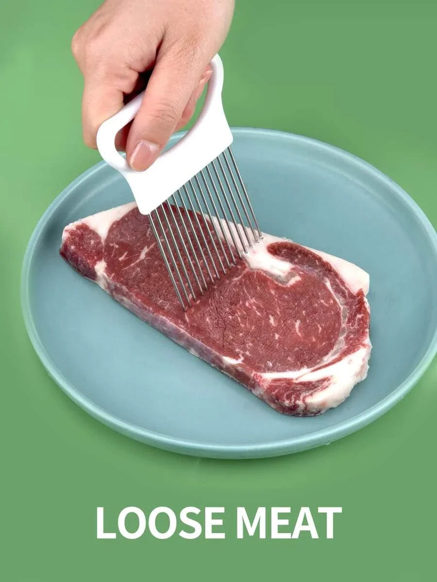 Colorful Stainless Steel Onion Slicer